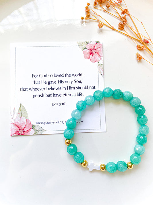 John 3:16 Cross bracelet