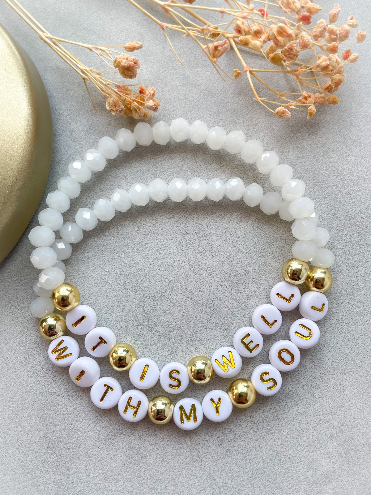It is well with my soul bracelet, hymn,religious jewelry, Christian gift, spiritual gift, reformed theology, faith bracelet, faith jewelry